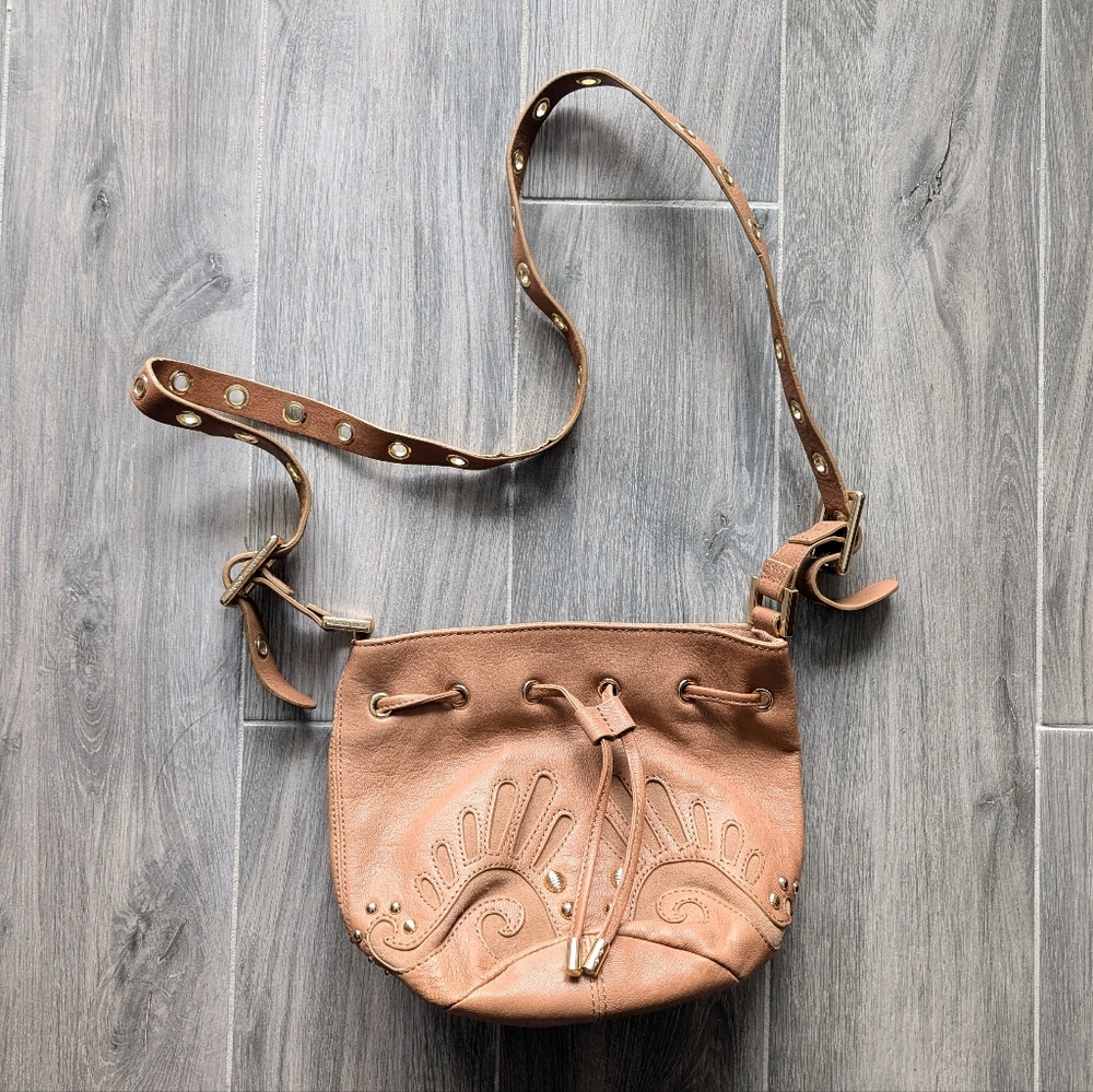 Juicy Couture Heritage Small Bucket Leather Bag